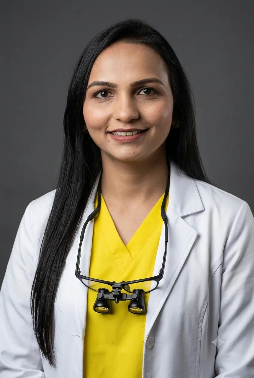 Dr. Shesha Shah at Bhai-Bhai Dental Clinic